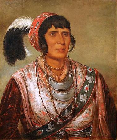 George Catlin portrait of Osceola Spain oil painting art